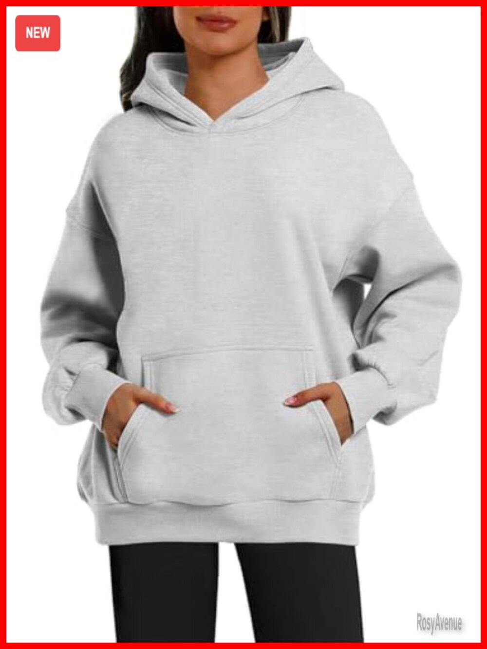 Oversized Hoodie Sweatshirt Polyester Cotton Pullover Womens